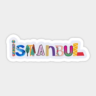 Istanbul Colorful Diversity Sticker